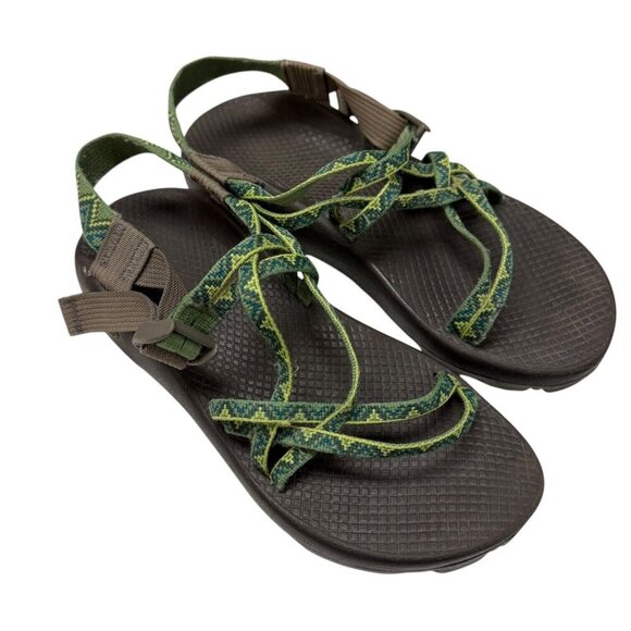 Chaco ZX1 Unaweep Water Hiking Sandals – Green, Grey, Black Women’s Size 8 - Picture 2 of 10